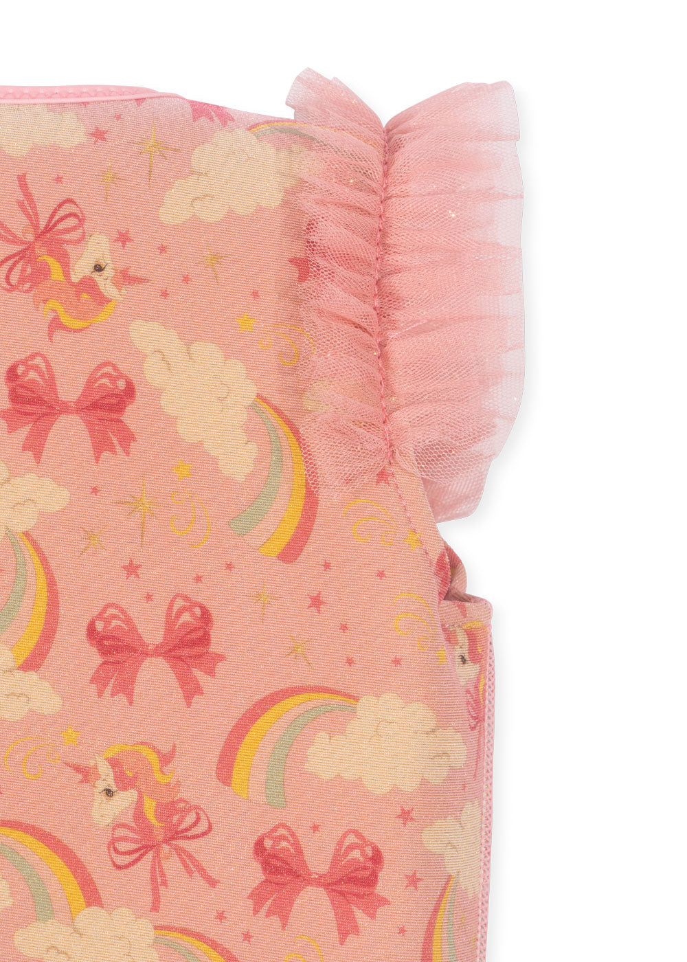 Amelia Swim Vest Rainbow Bow