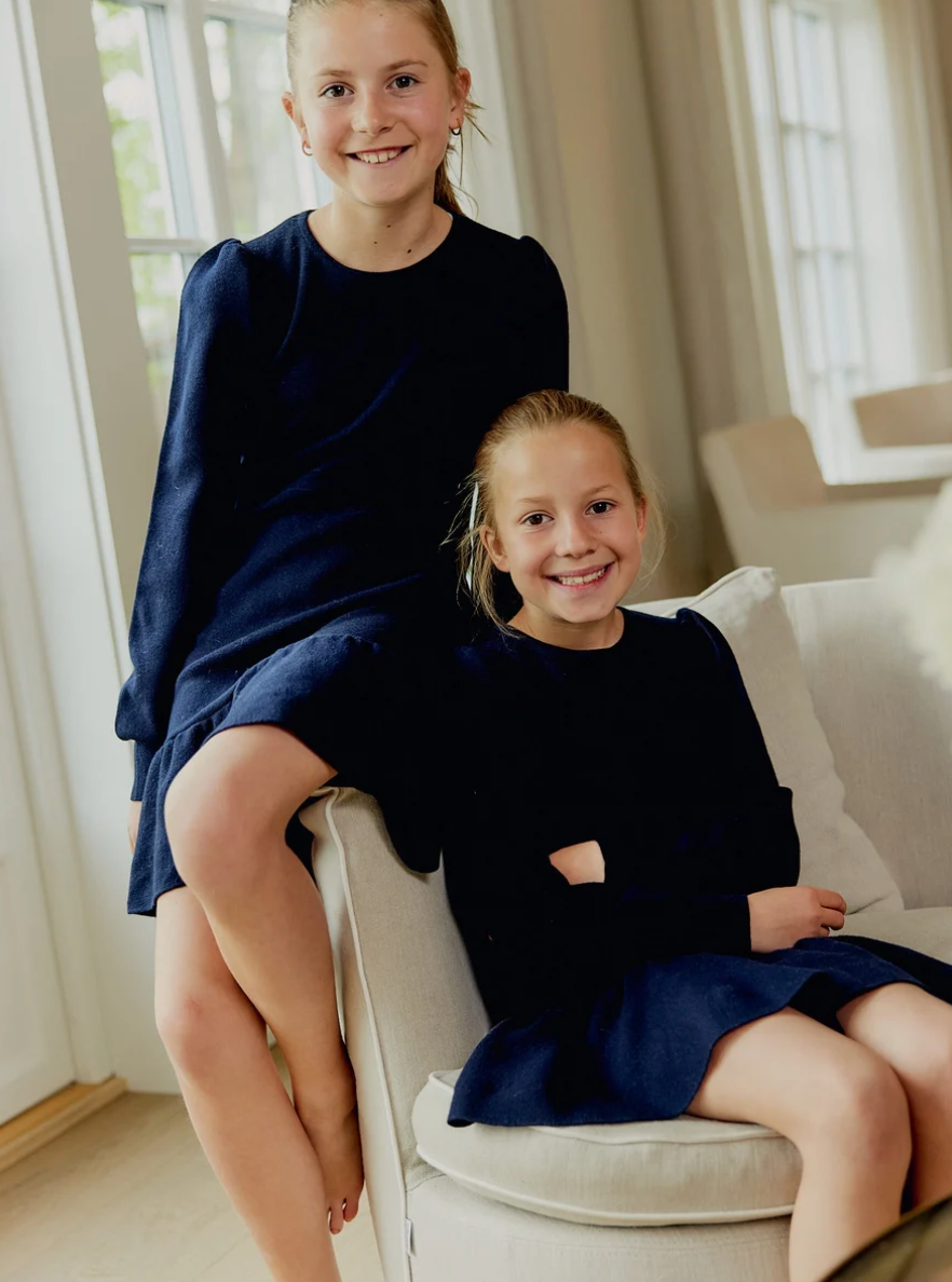 Mia Merino Dress Navy