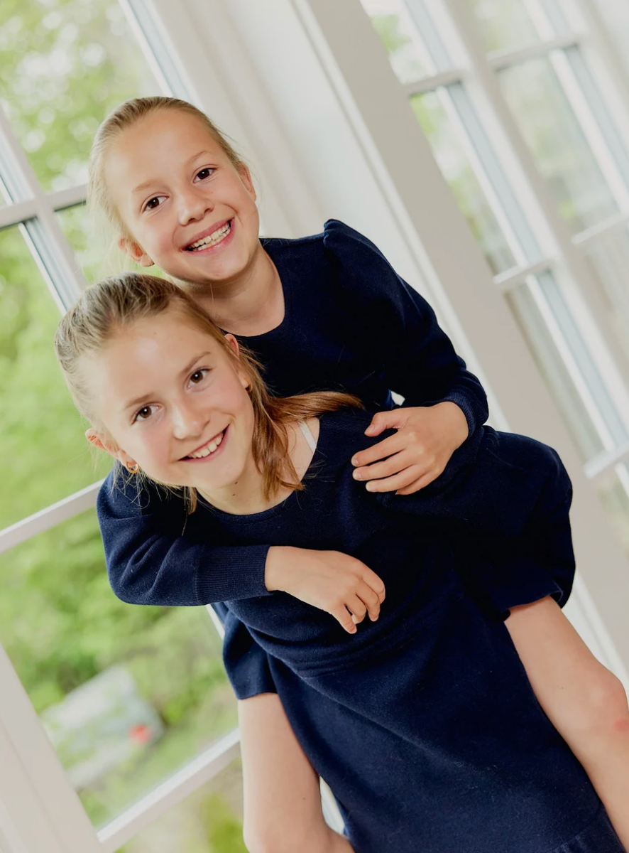 Mia Merino Dress Navy