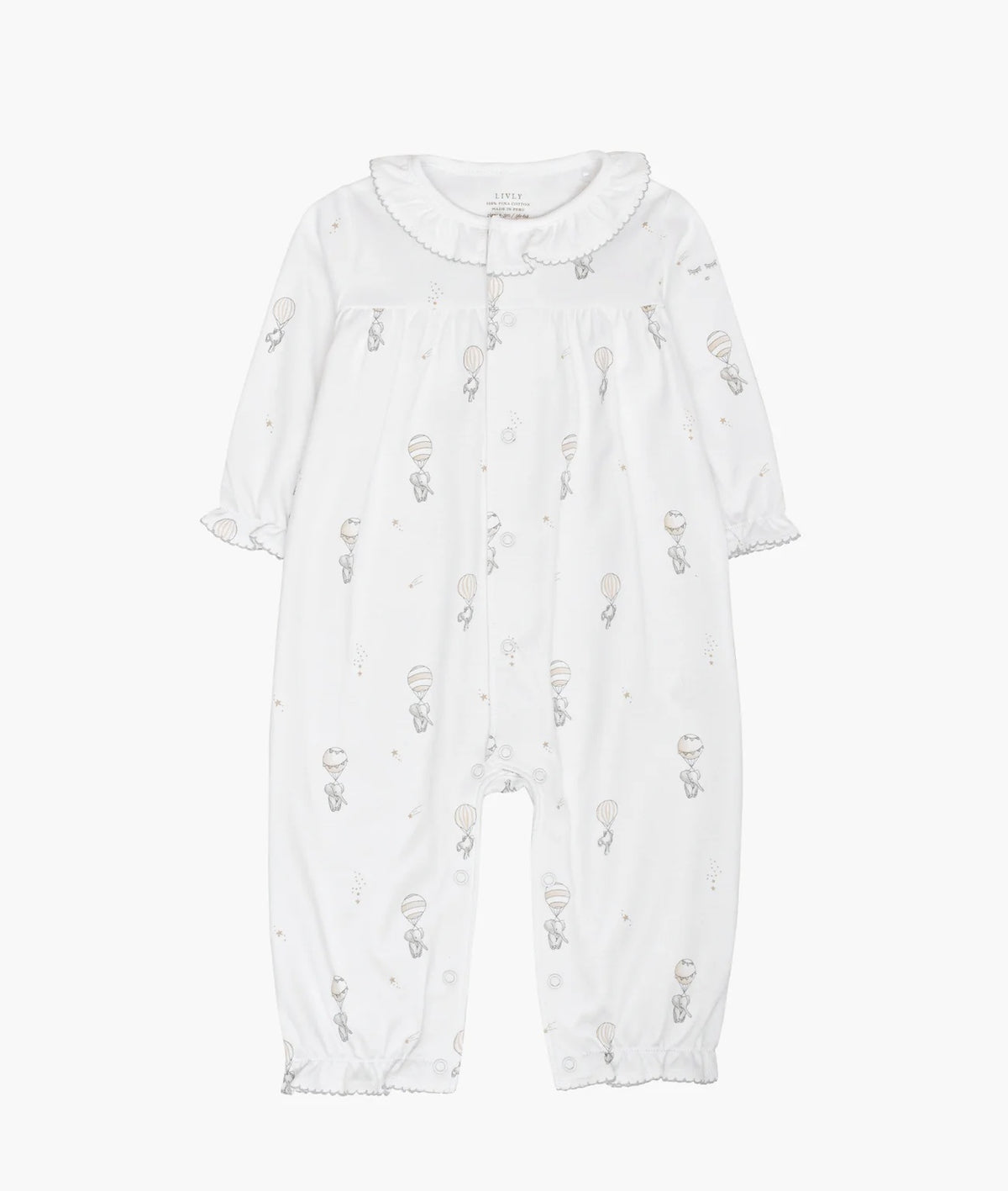 Flying Elephants Gia Overall White