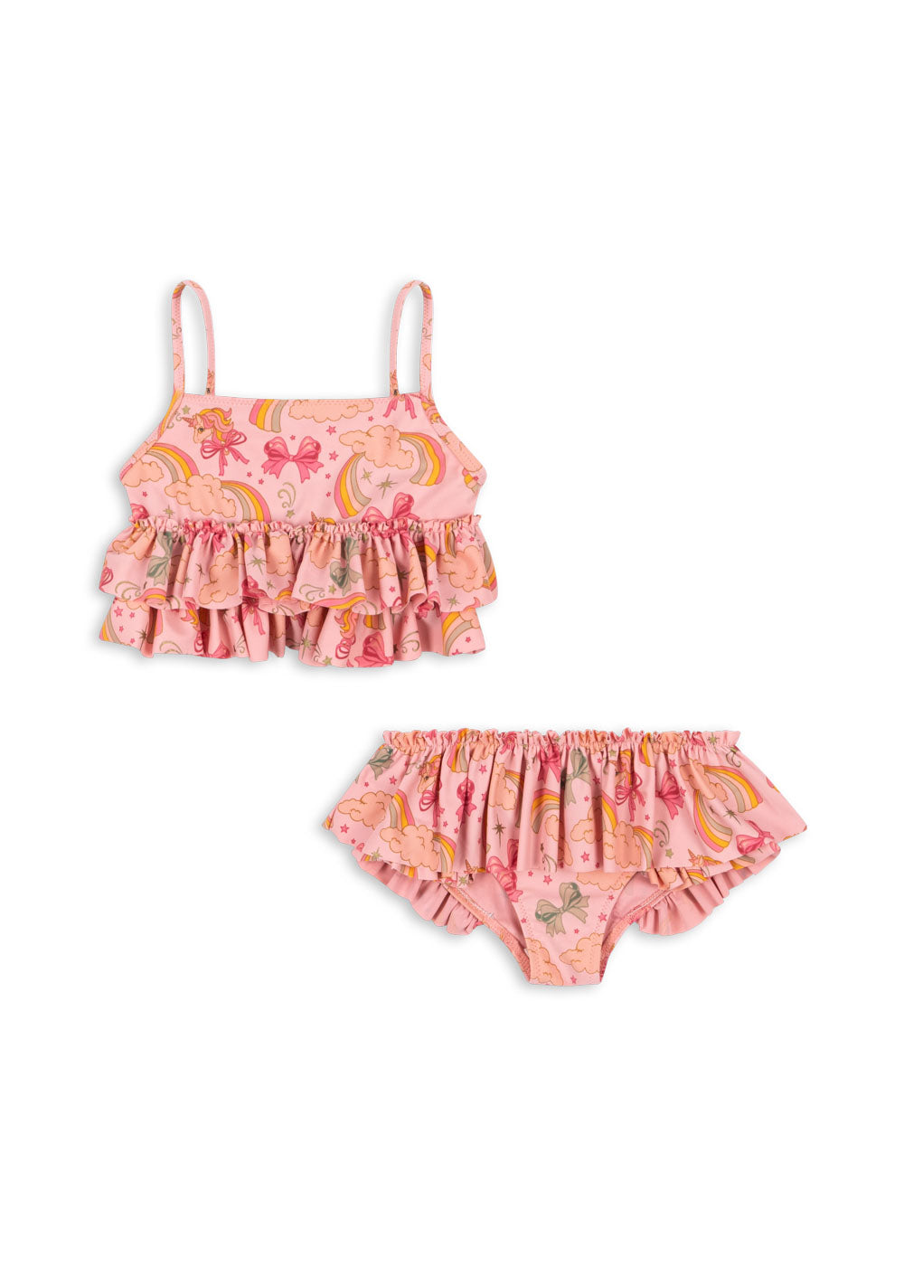 Manuca Frill Bikini Rainbow Bow