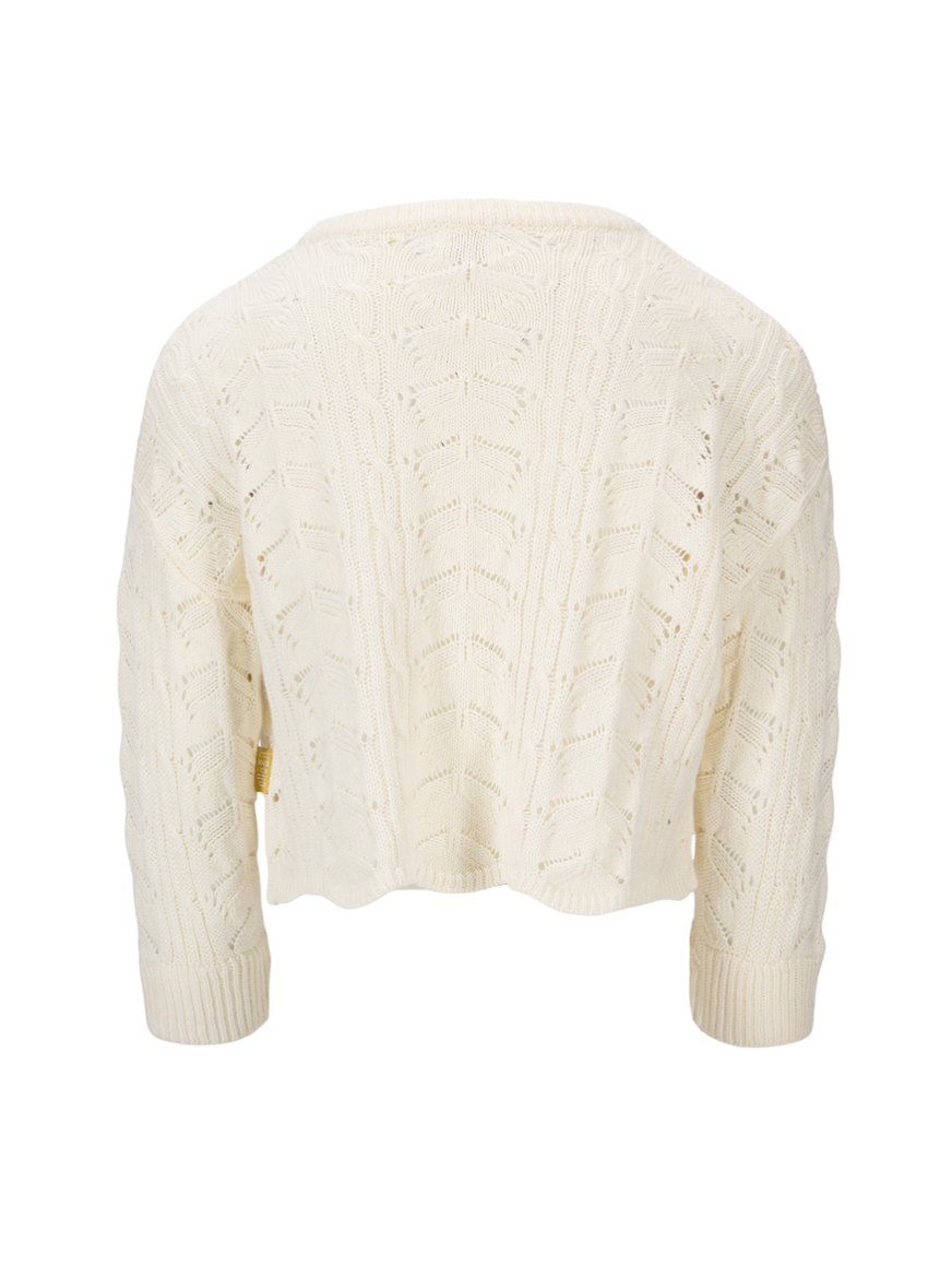 Silja Crochet Sweater Cream