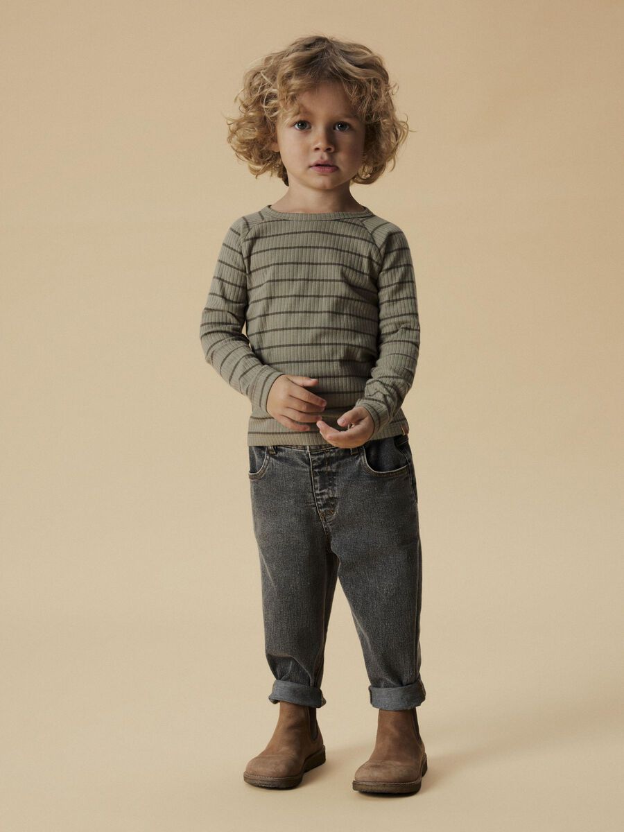 Berlin Baggy Jeans Light Grey Melange