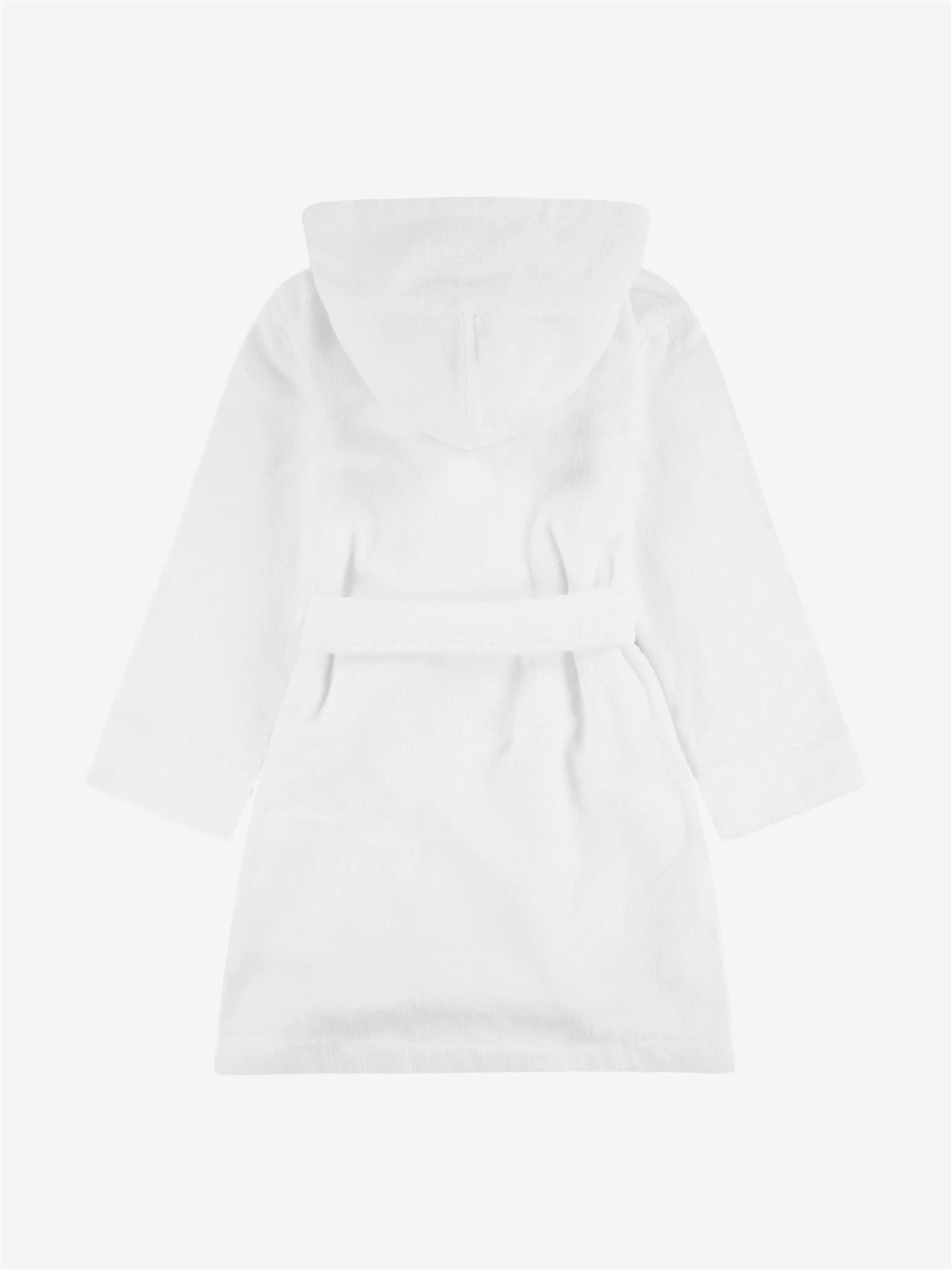 Polo Ralph Lauren White Hooded Plys Terry Bathrob