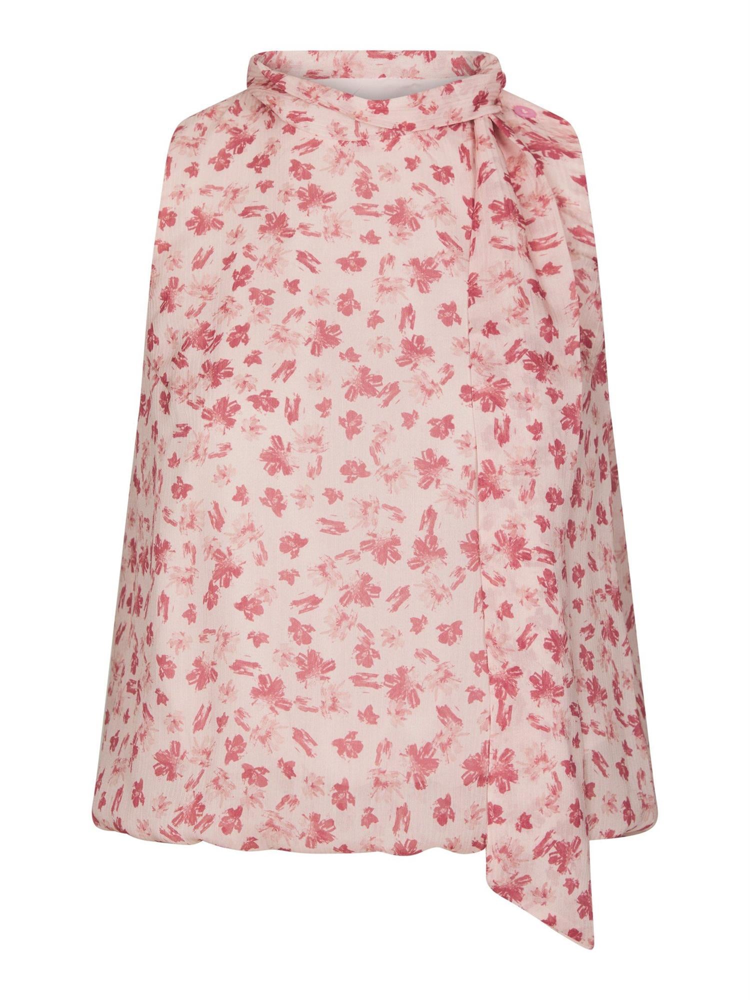 Veda Flower Top Dusty Rose