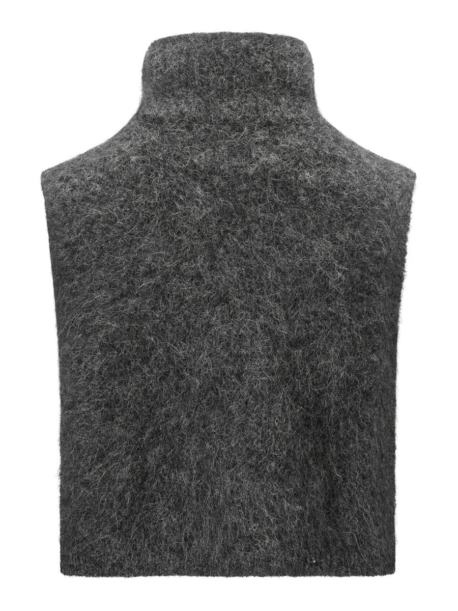 Belinda Chunky High Neck Charcoal