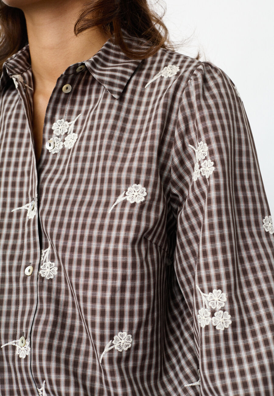 Ebbey Shirt Brown Check