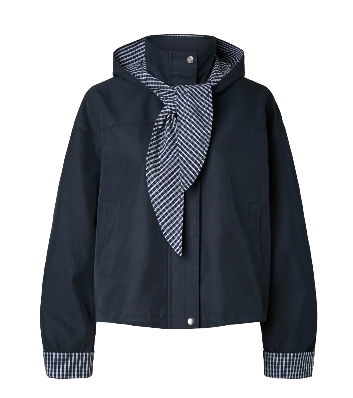 YASANCA Hood Jacket Navy Blazer