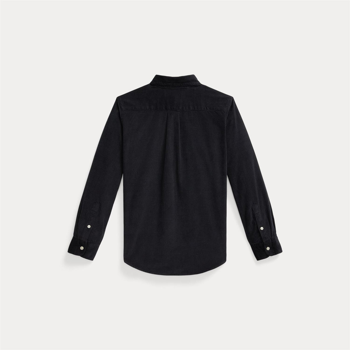 Cotton Corduroy Shirt Polo Black