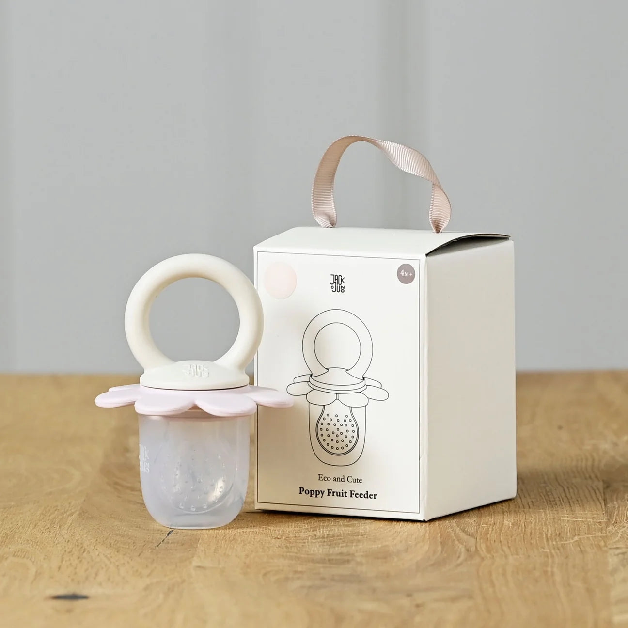 Poppy Fruit Feeder Cream & Light Pink