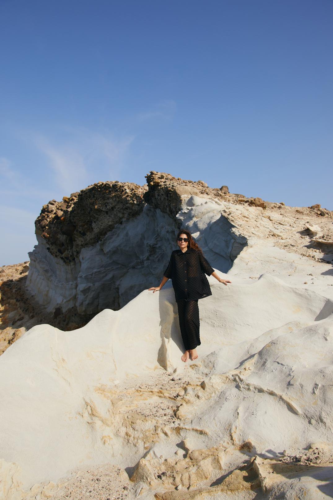 Alissa Knitted Pants Black