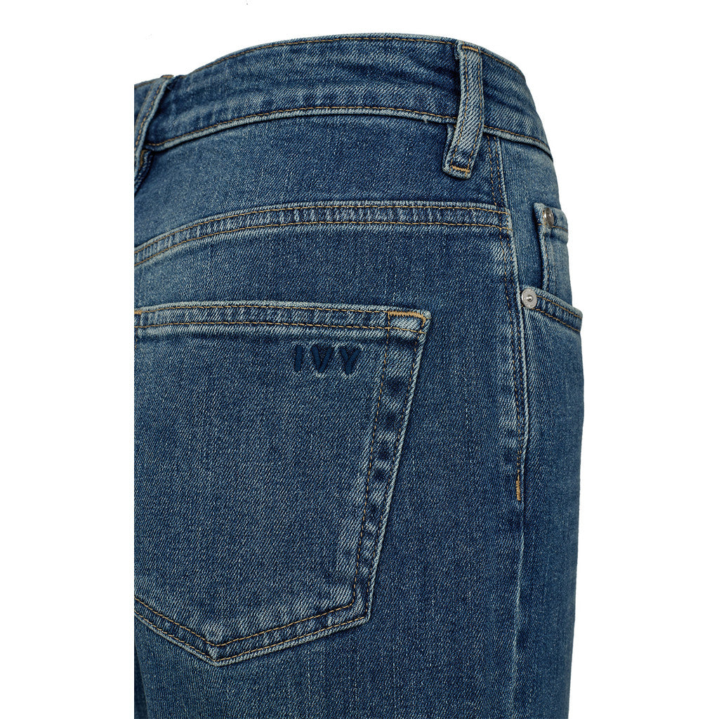 Medina Cropped Jeans Wash Turin Denim Blue