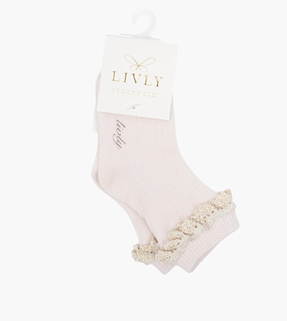 Lace Socks Pink
