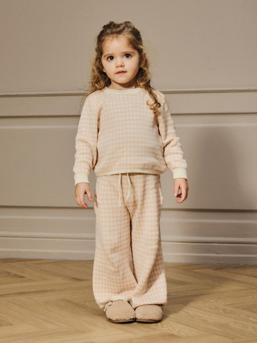 Nadie Langermet Loose Knit Cameo Rose