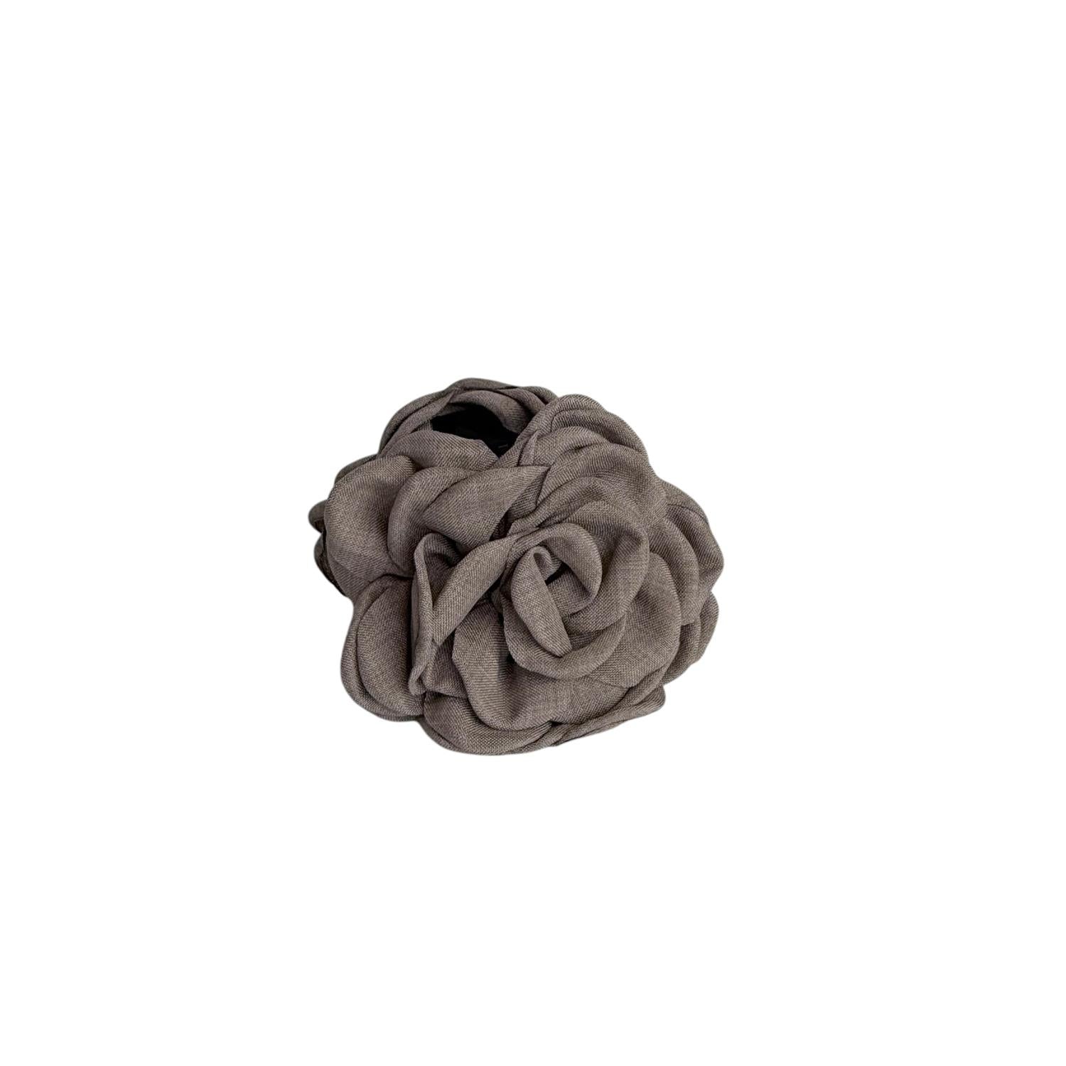 Senorita Hårklype Liten Blomst Taupe