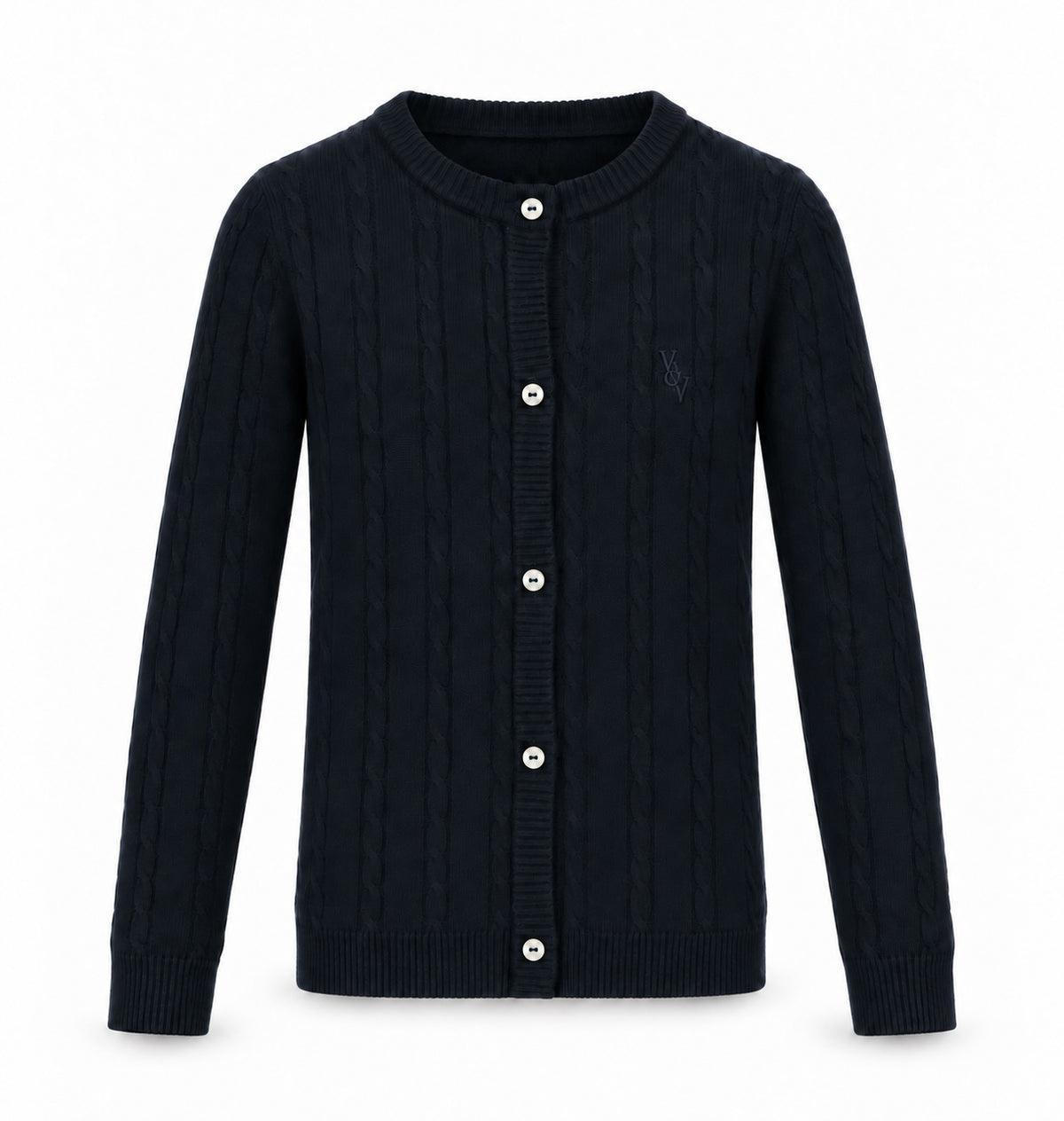 Elise Knitted Cardigan Dark Navy