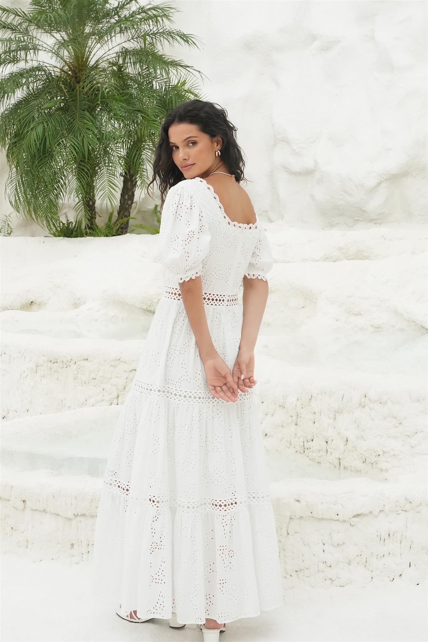 Nixie Maxi Dress White