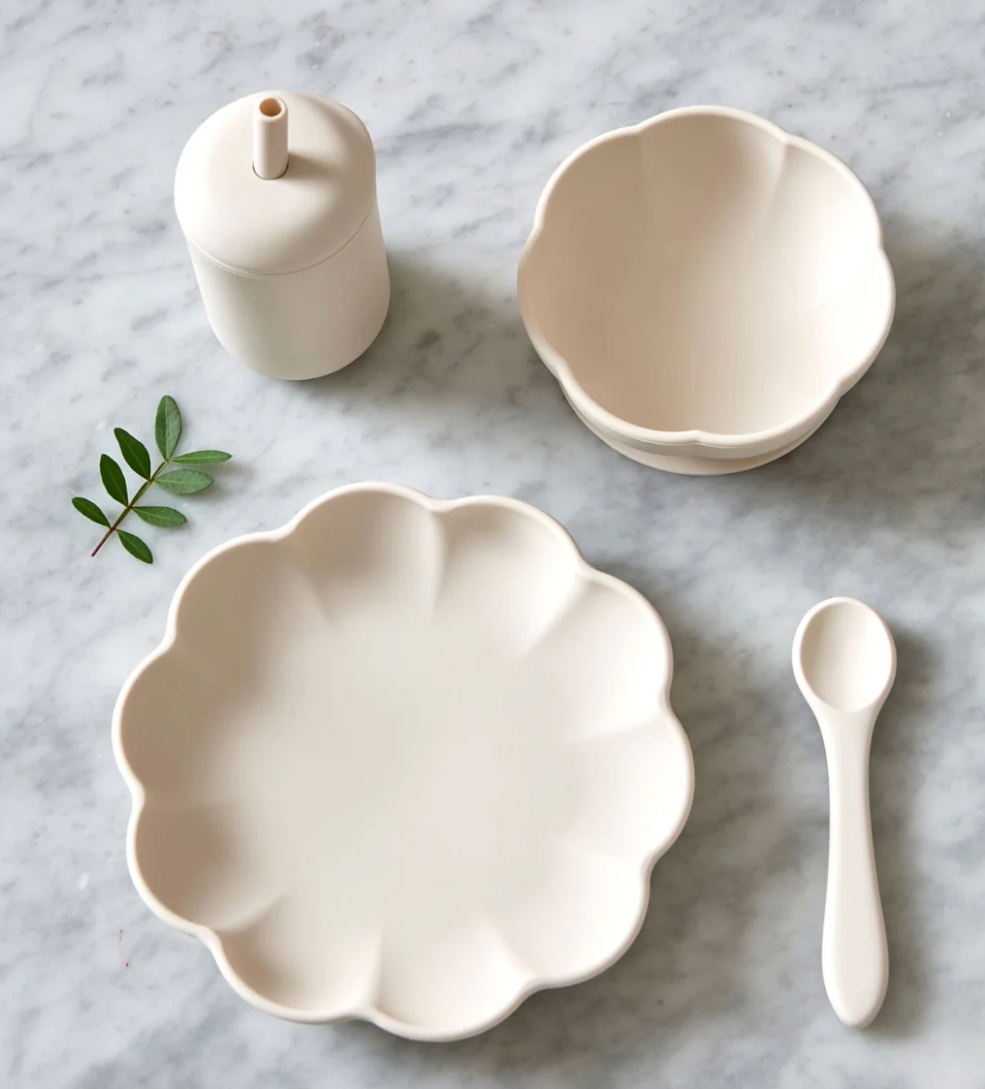 Little Poppy Dining Set Cream
