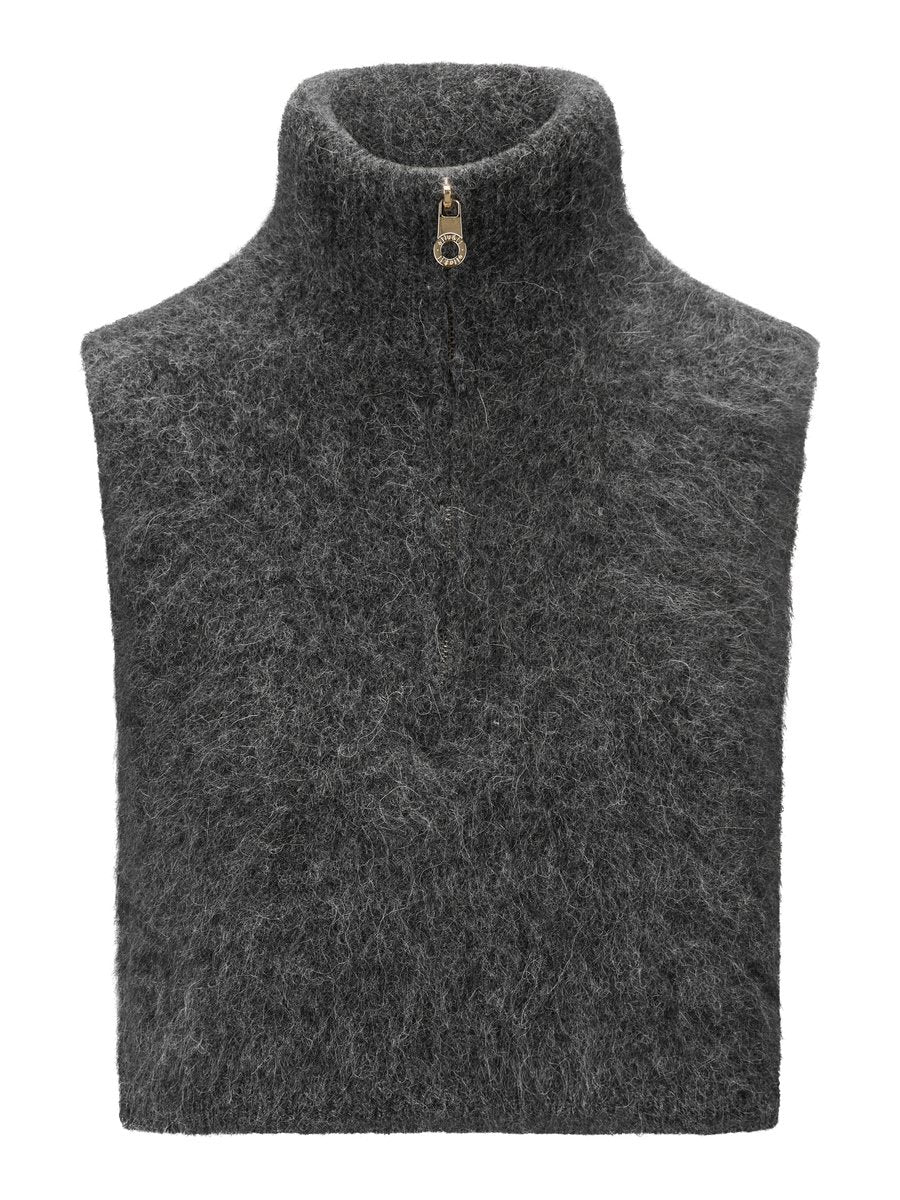 Belinda Chunky High Neck Charcoal