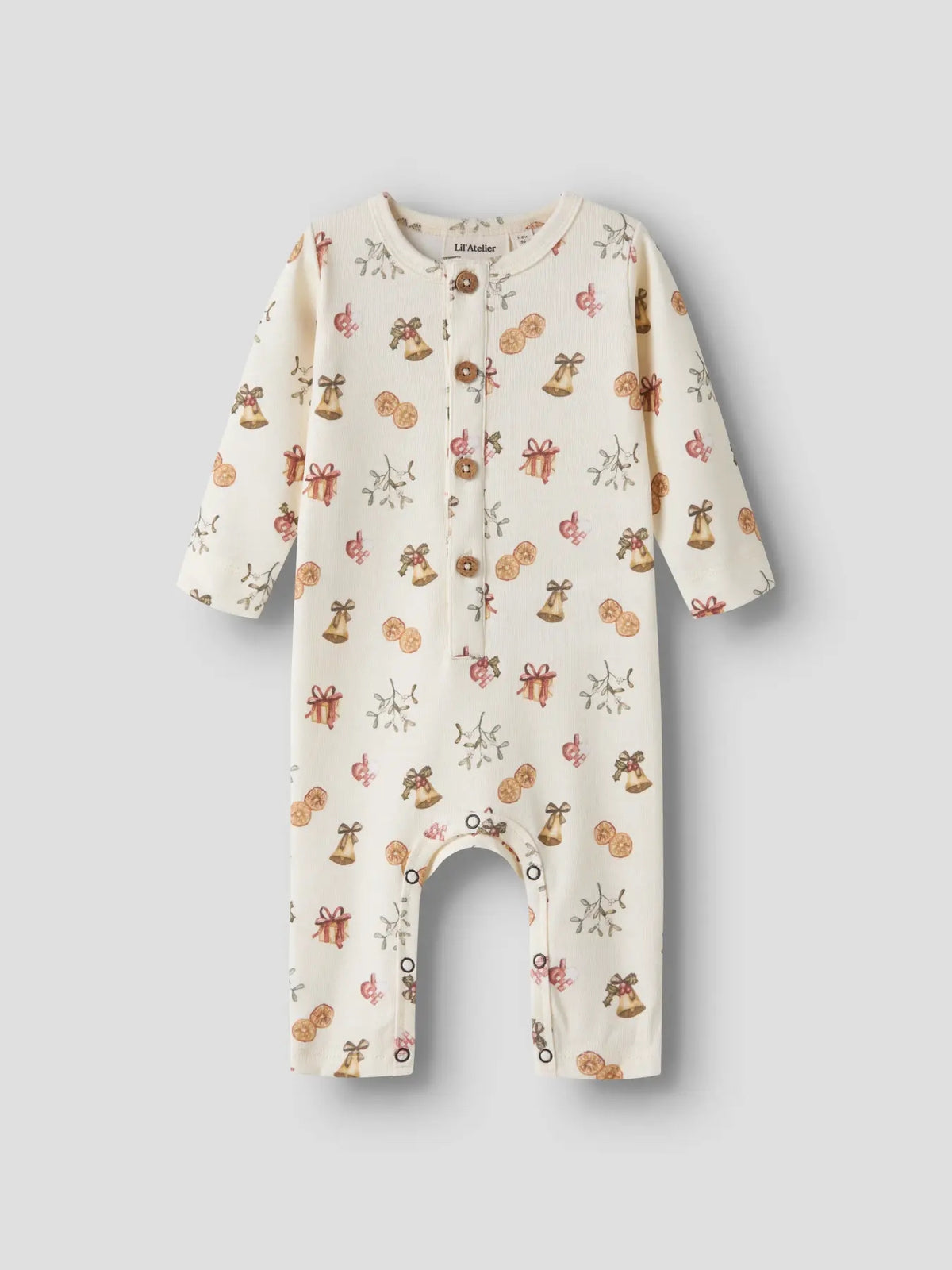 Layo Gip Ls Slim Suit Turtledove/Old Christmas