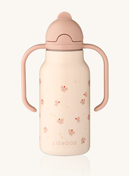 Kimmie Water Bottle 250ML Mini Butterfly/Apple Blossom