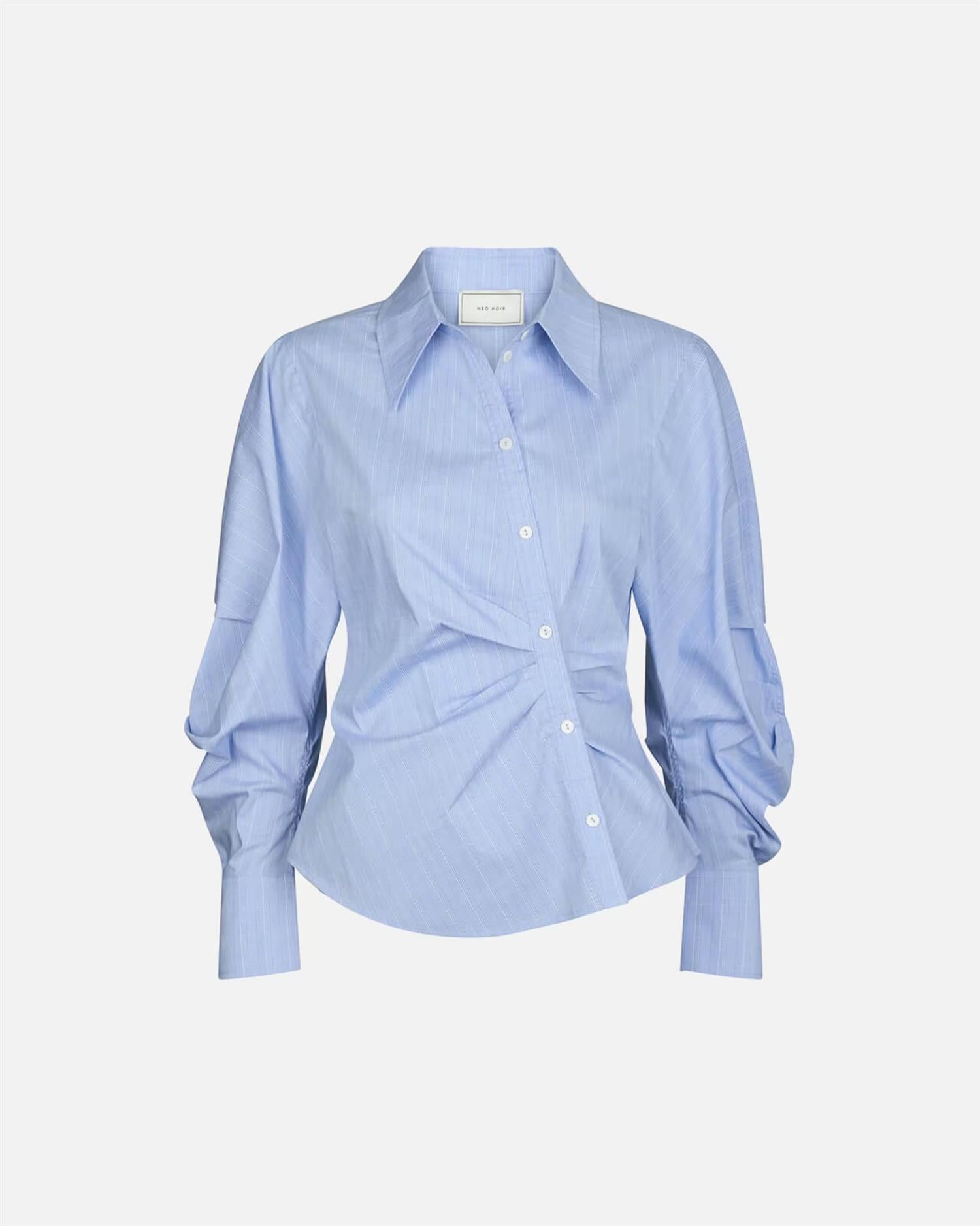 Noella Flannel Shirt Lioght Blue