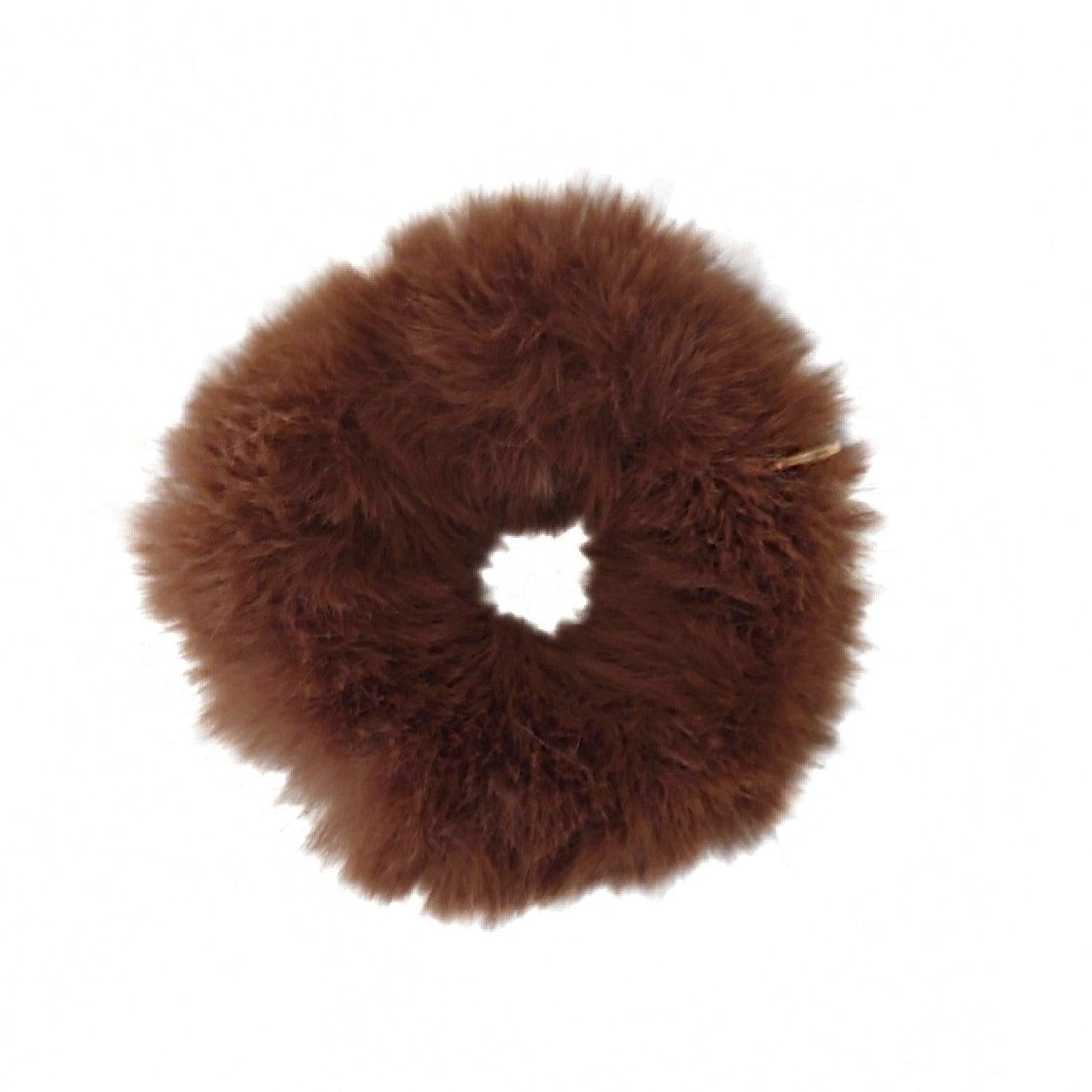 Hårstrikk Fuskepels Brun