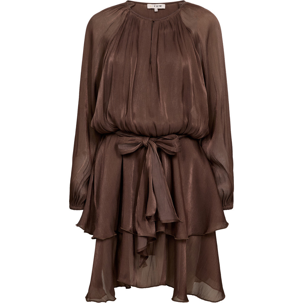 Ovena Dress Dark Brown