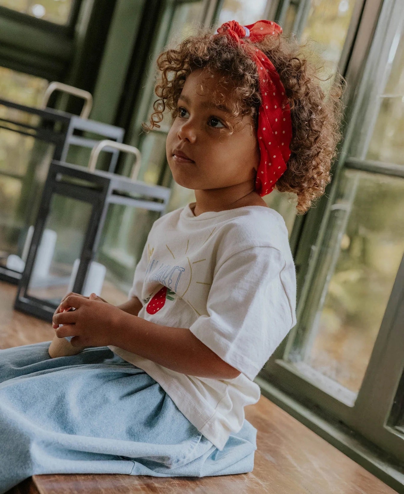 Sommer Strawberry T-Shirt Cloud Dancer