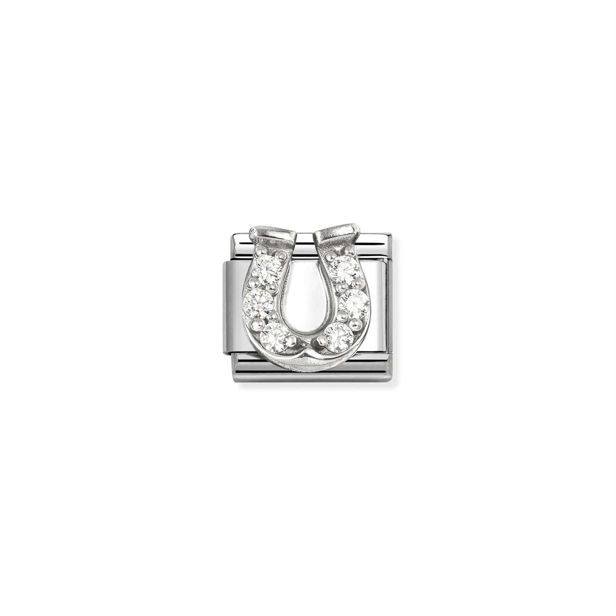 White Horsehoe Zirconia