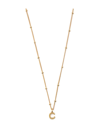 Initial C Necklace