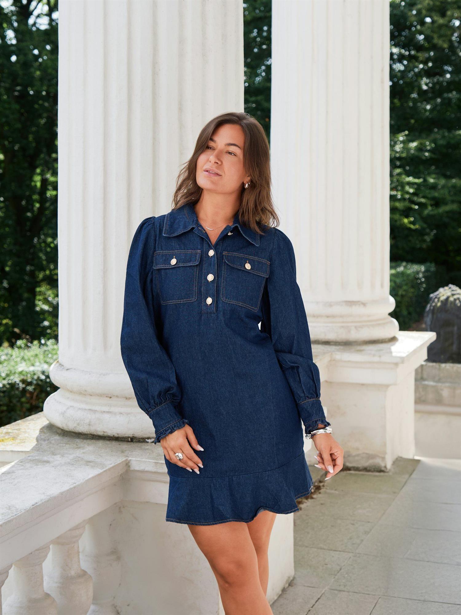 Nikko Denim Dress Blue