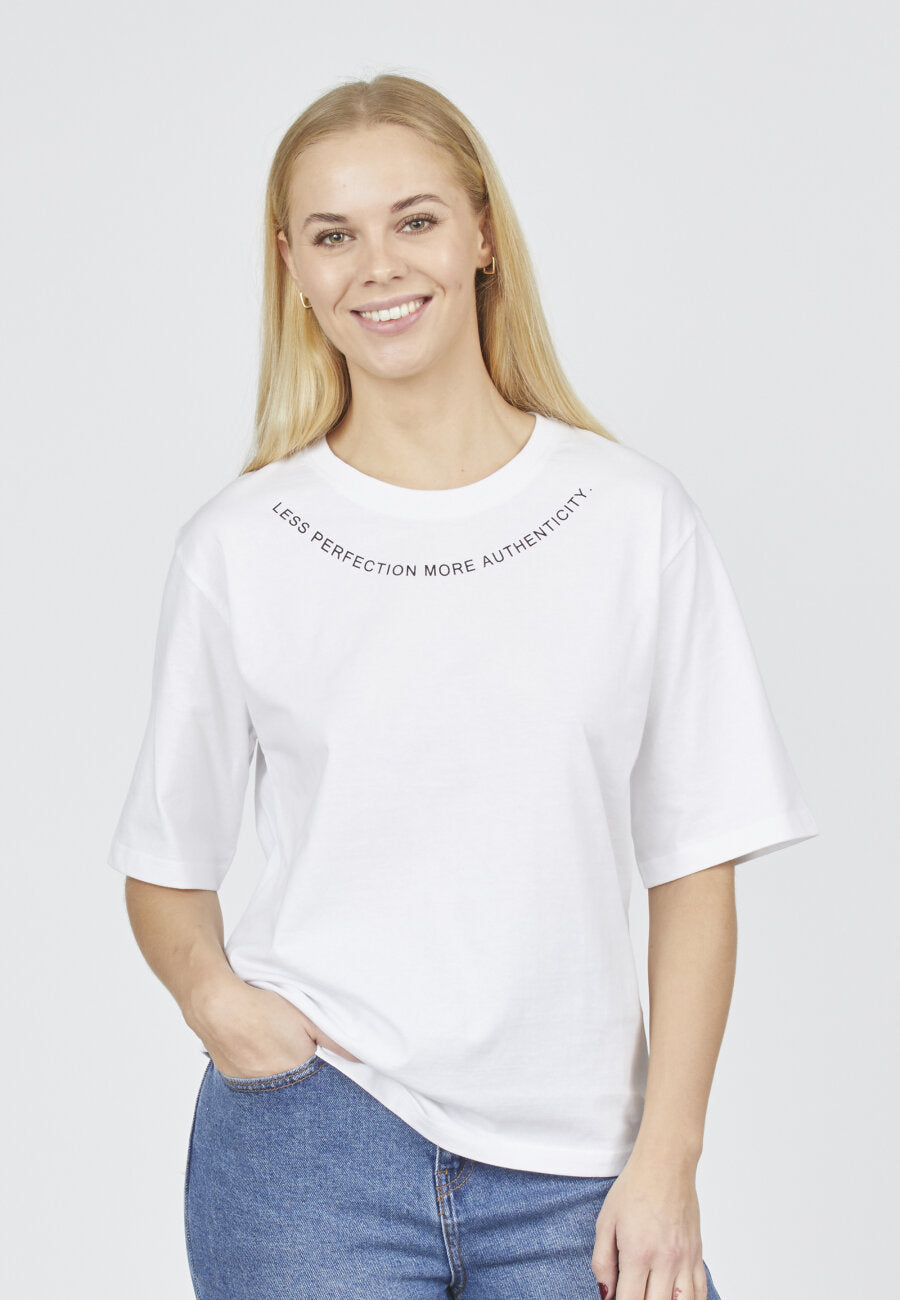 Heda Loose Tshirt White/Black