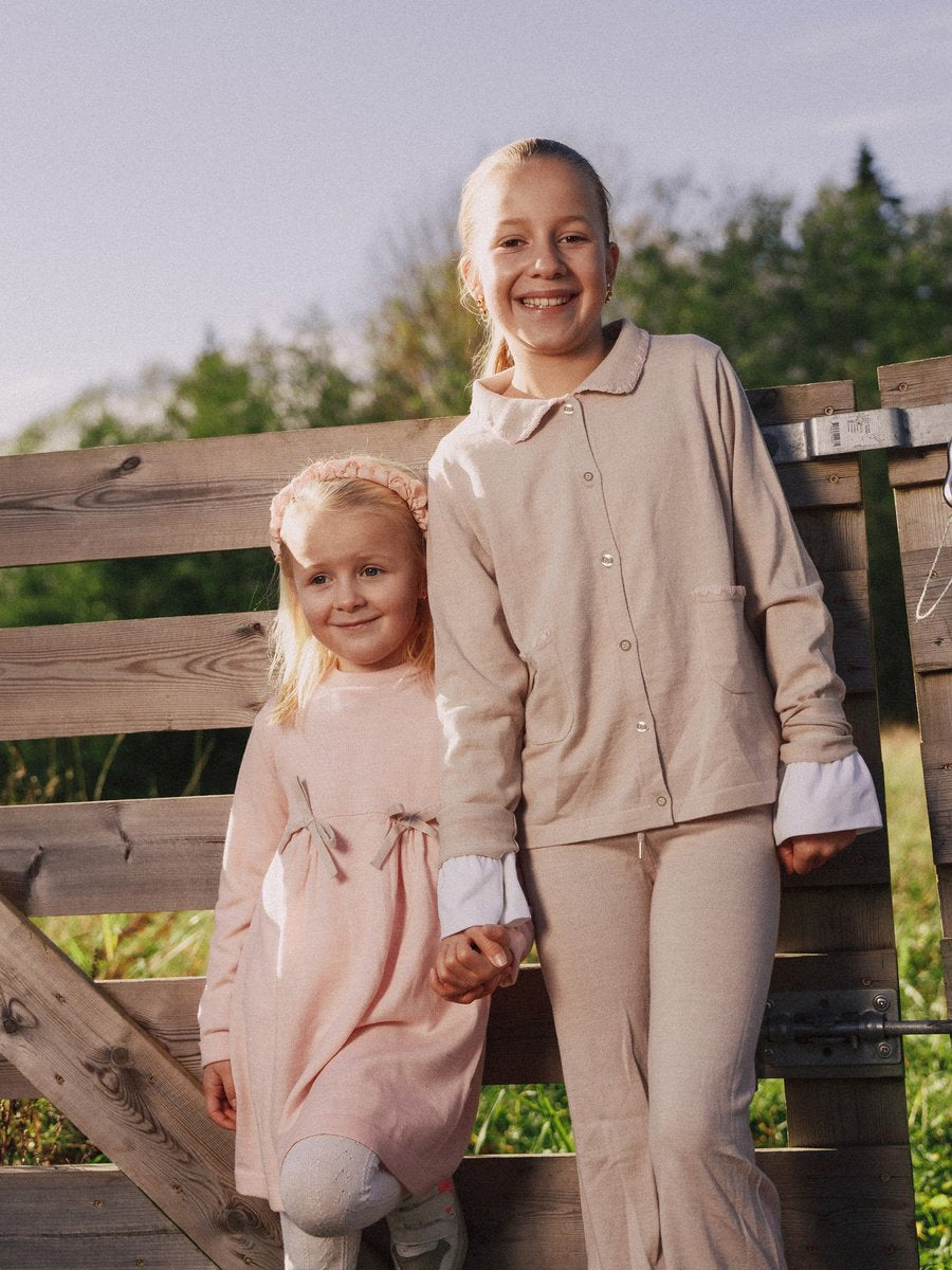 Johanne Merino Cardigan Beige Melange