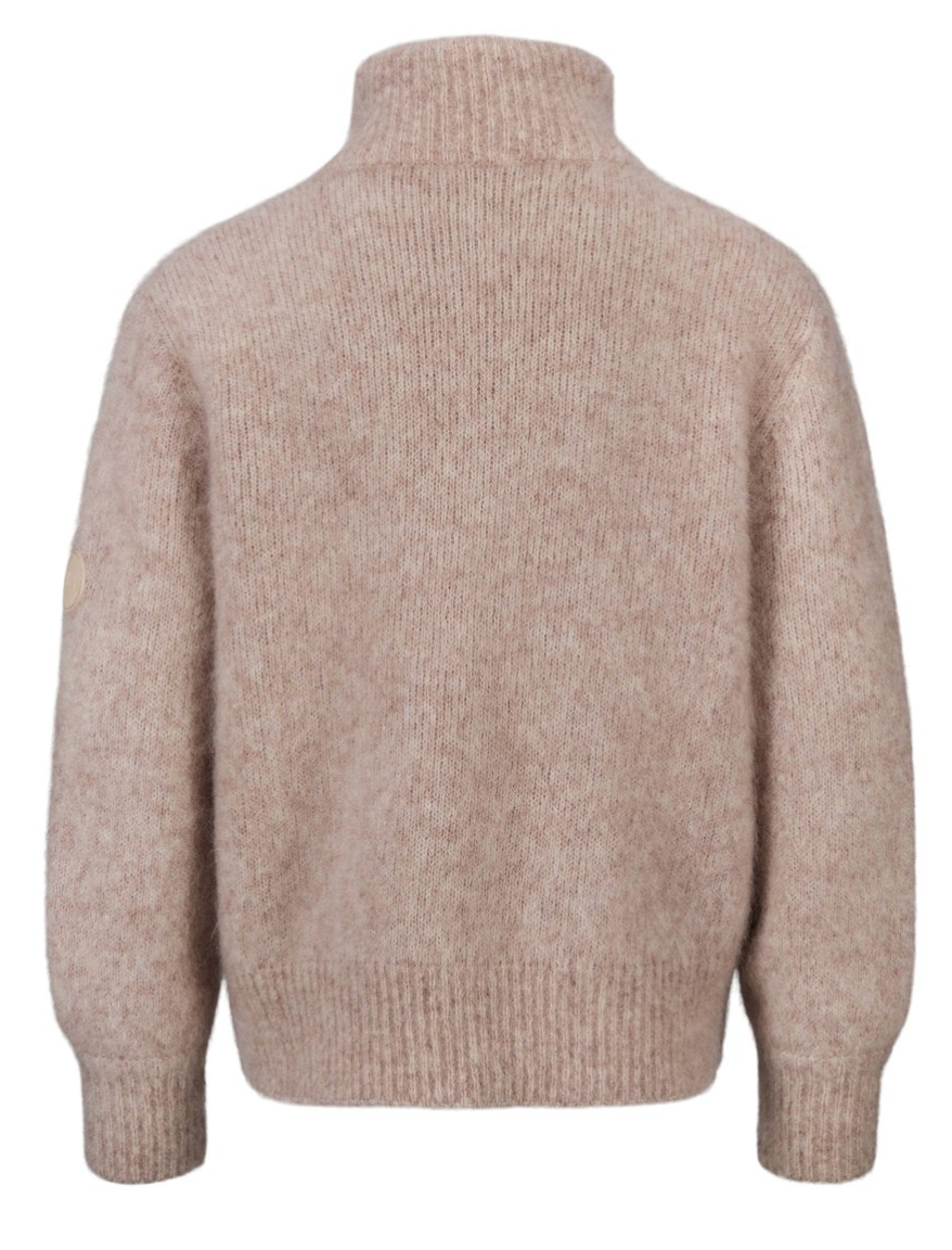 Li Chunky Sweater Beige Melange