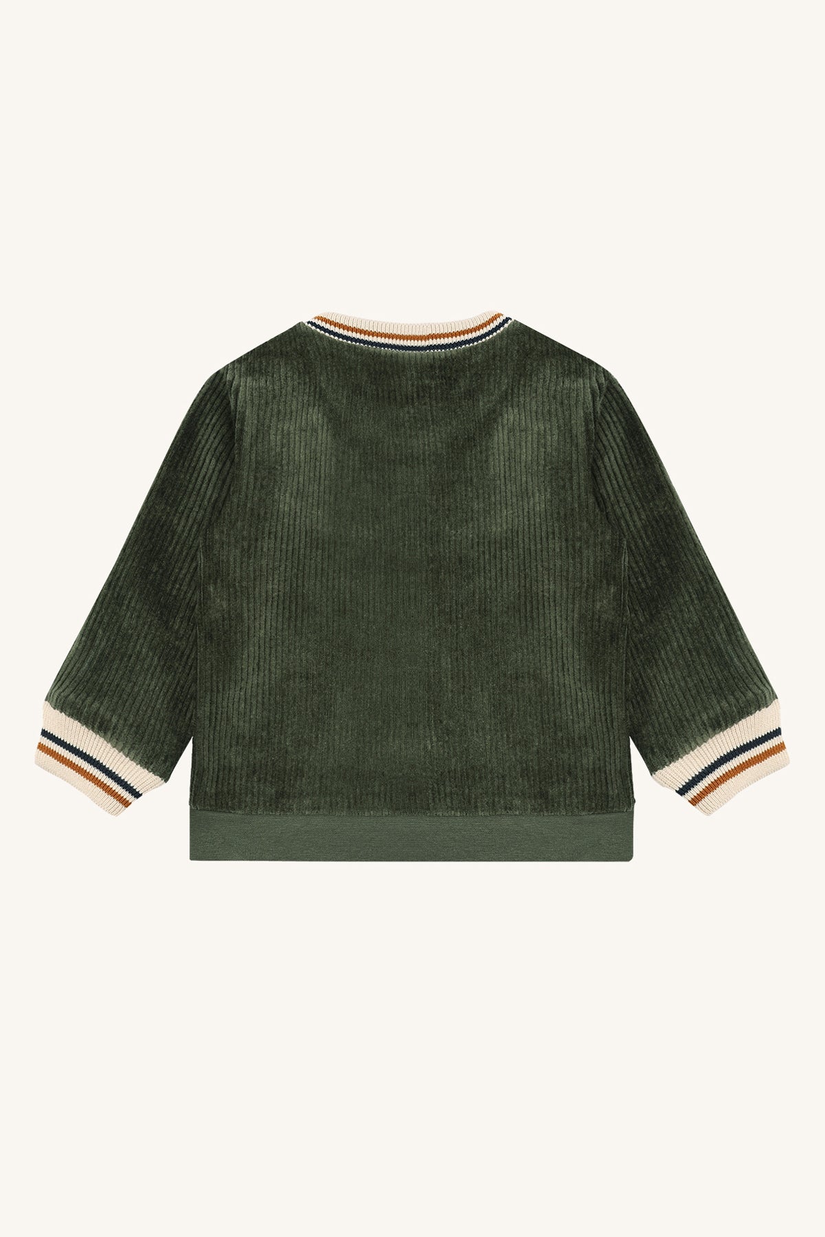 Sofus Ribbed Velur Genser Deep Ivy