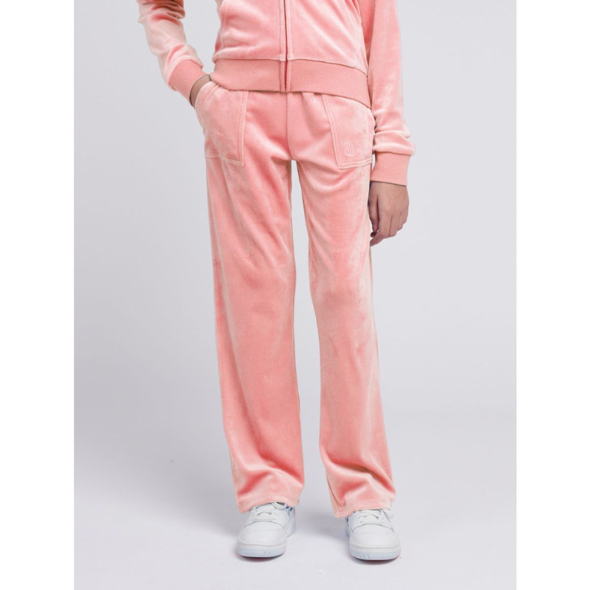 Tonal Velour Jogger Peach Blossom