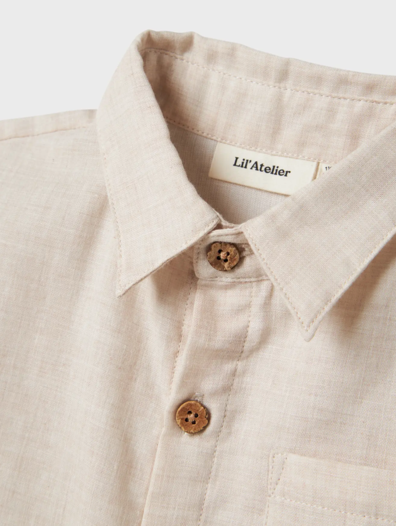 Tarou Loose Shirt Bleached Sand