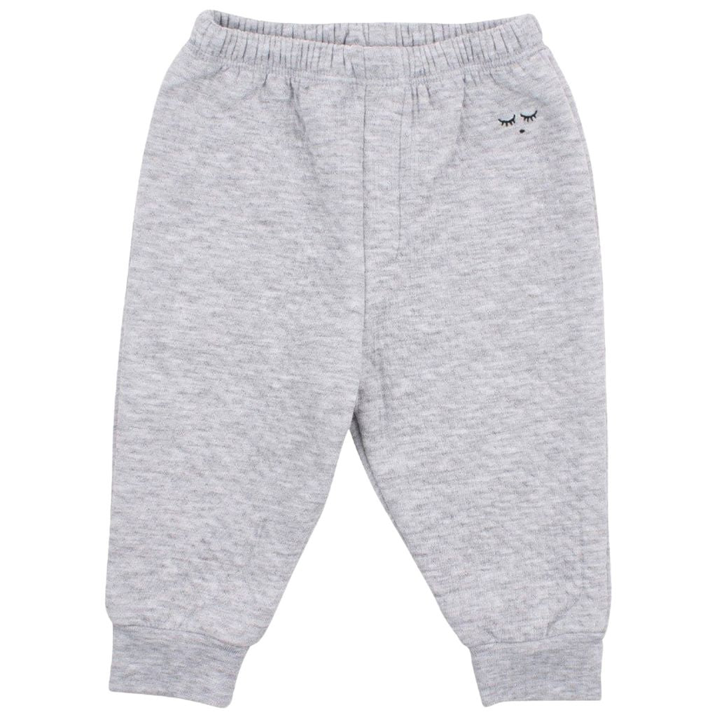 Bomber Pants Grey Melange Jaquard