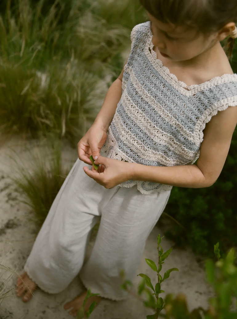 Frigg Cropped Pant Pumice Stone