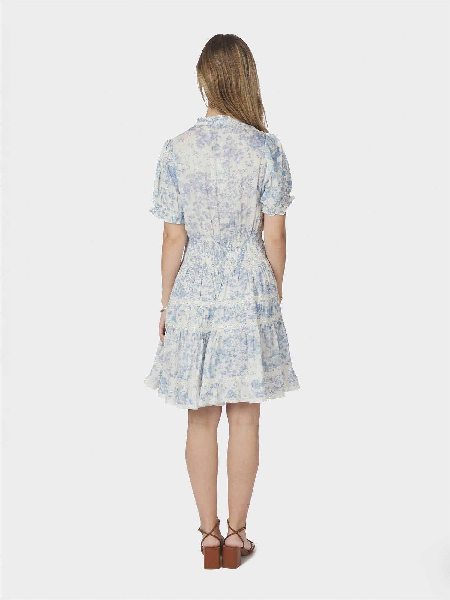 Constance Porcelain Dress Light Blue