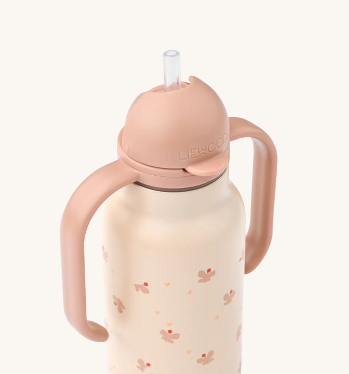 Kimmie Water Bottle 250ML Mini Butterfly/Apple Blossom