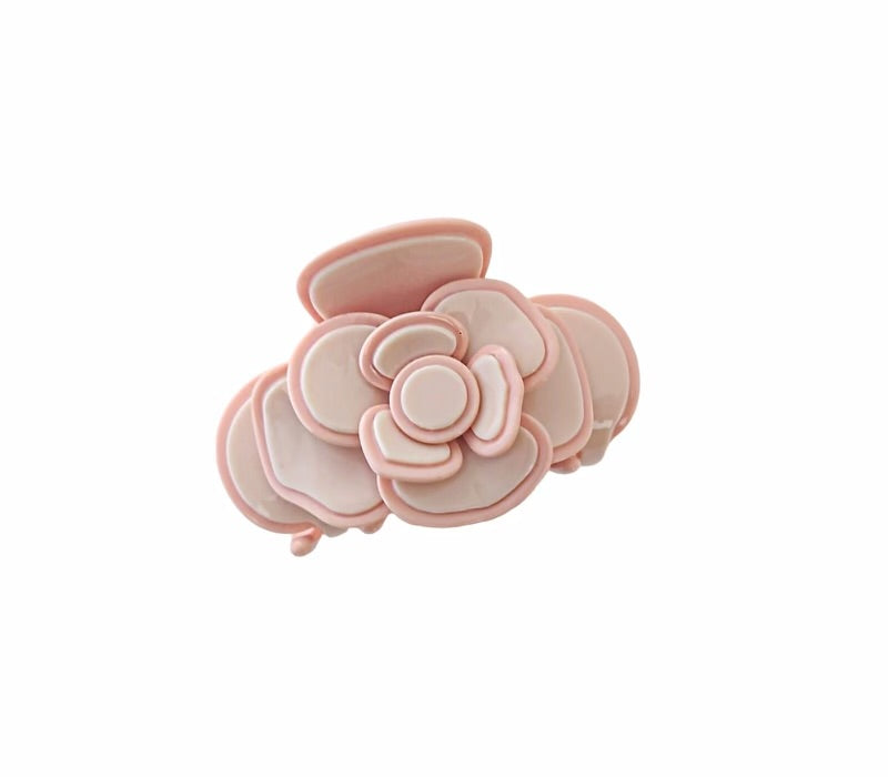 Hårklype Dixi Liten Puddebeige/Pudderrosa