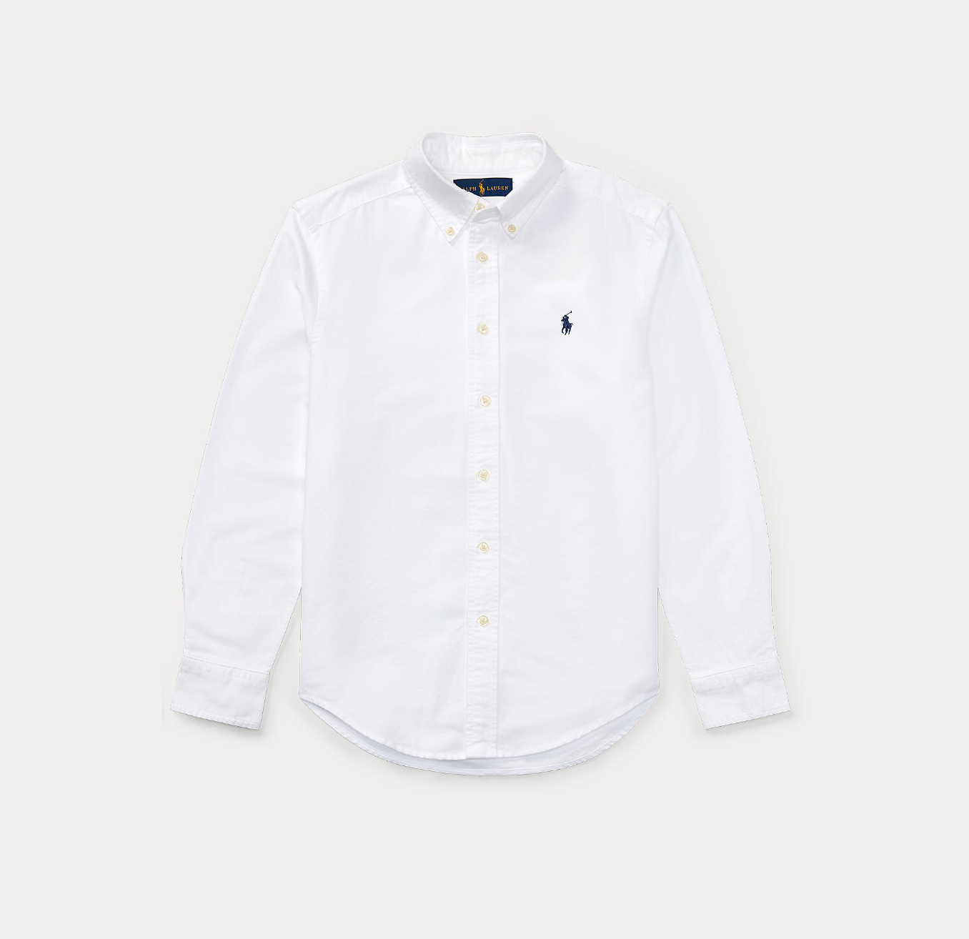 Slim Fit Cotton Oxford Shirt White