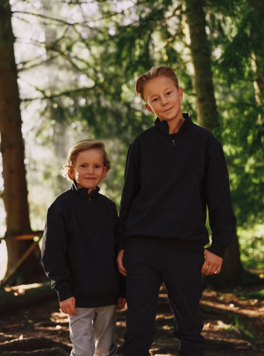 Isak Halfzip Navy