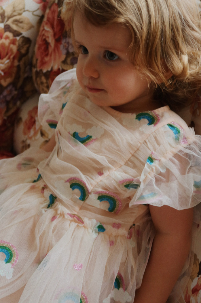 Tullie Dress Rainbow Glitter