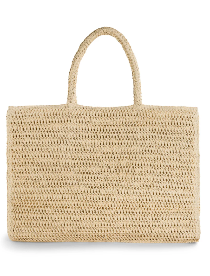 Lene Straw Bag Beige