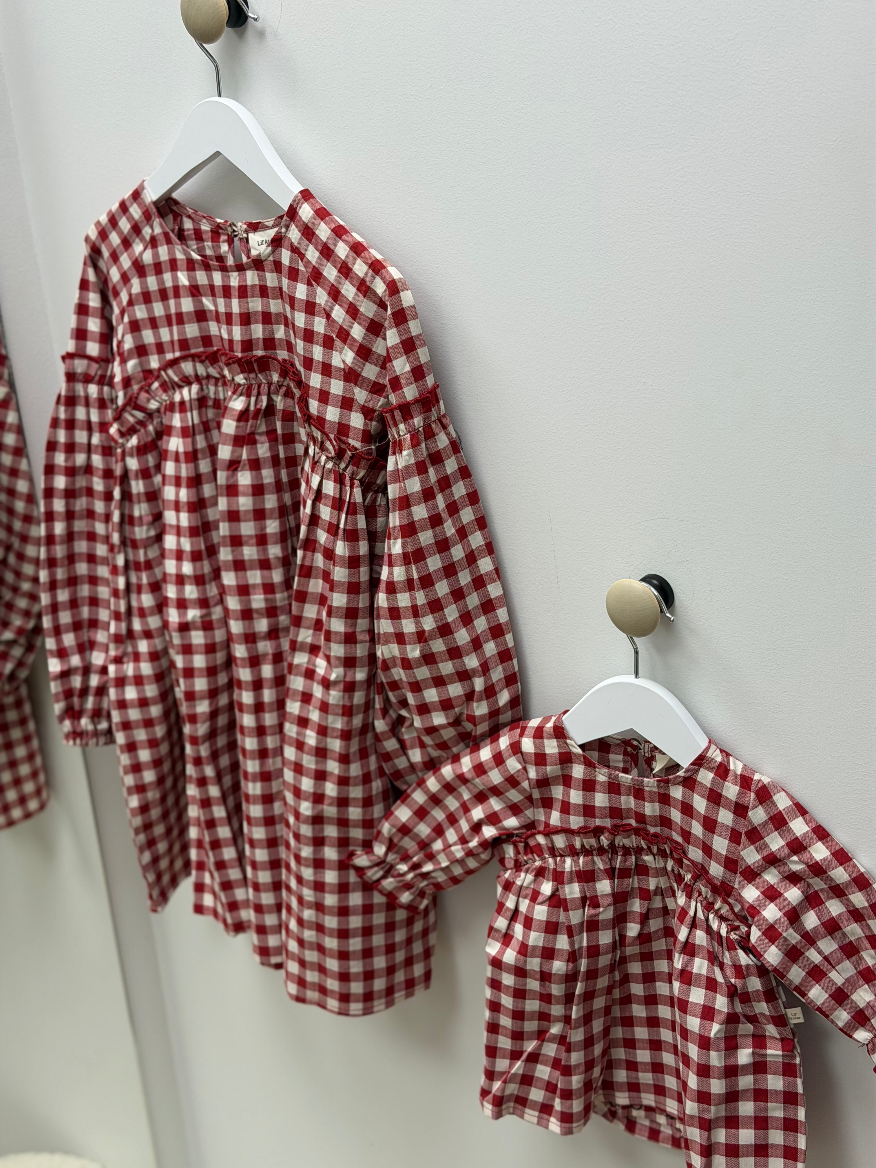 Rio Ls Loose Dress Mini Red Dahlia