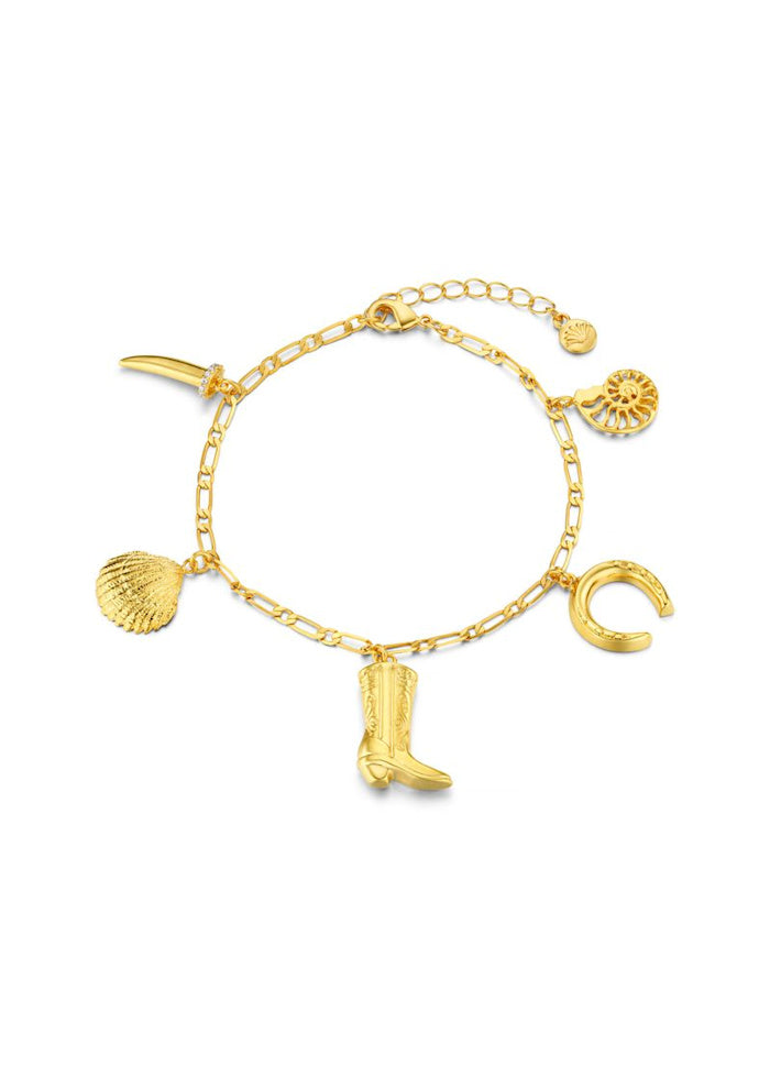 Eclectic Western Charm Bracelet