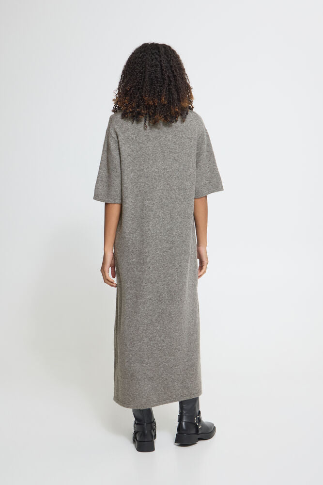 Dasila Dress Asphalt Melange Grey